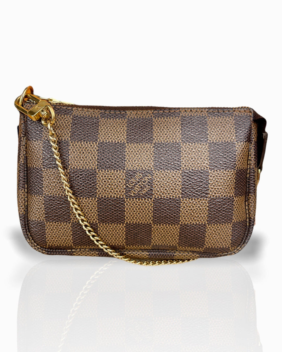 Louis Vuitton Monogram Mini Accessories Pouch M60245 Small Browns