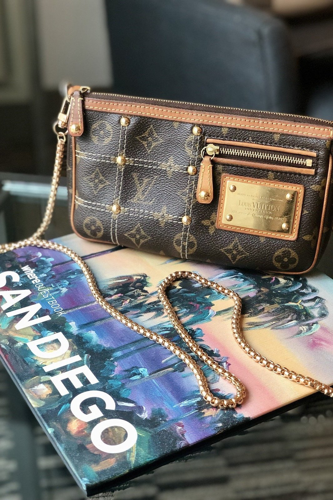 Louis Vuitton, Bags, Lv Limited Edition Riveting Monogram Bag