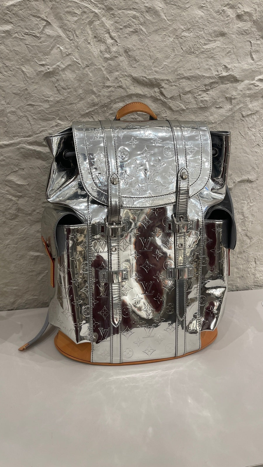 louis vuitton christopher gm backpack Louis Vuitton Christopher Limited Edition Mirror Backpack