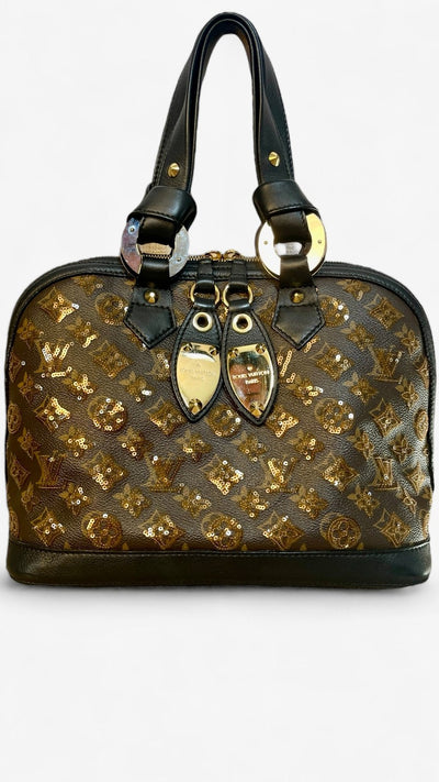 Louis Vuitton Eclipse Limited Edition Monogram Alma Bag