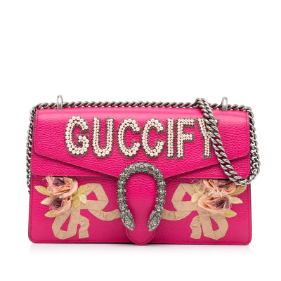 Gucci Rosa Small Guccify Dionysus Shoulder Bag