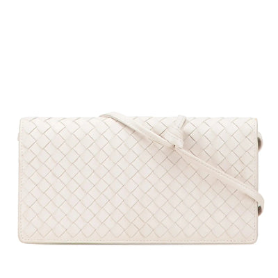 Bottega Veneta Nappa Intrecciato Clutch with Strap