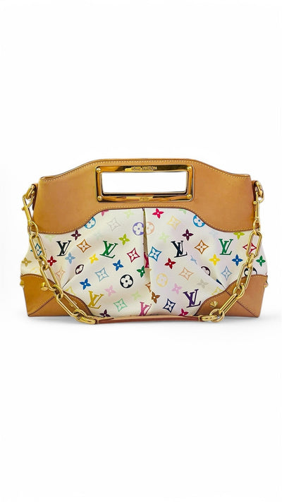 Louis Vuitton Murakami Judy MM White Multicolor Bag