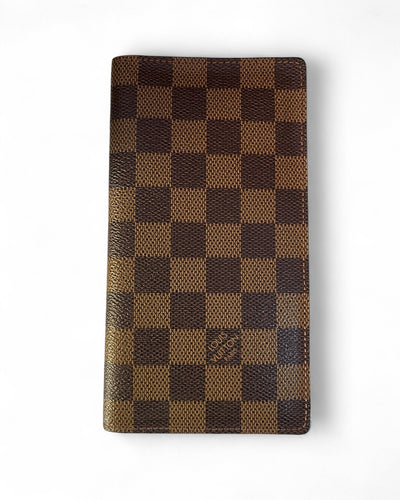 Louis Vuitton Bi Fold Long Damier Ebene Wallet-4