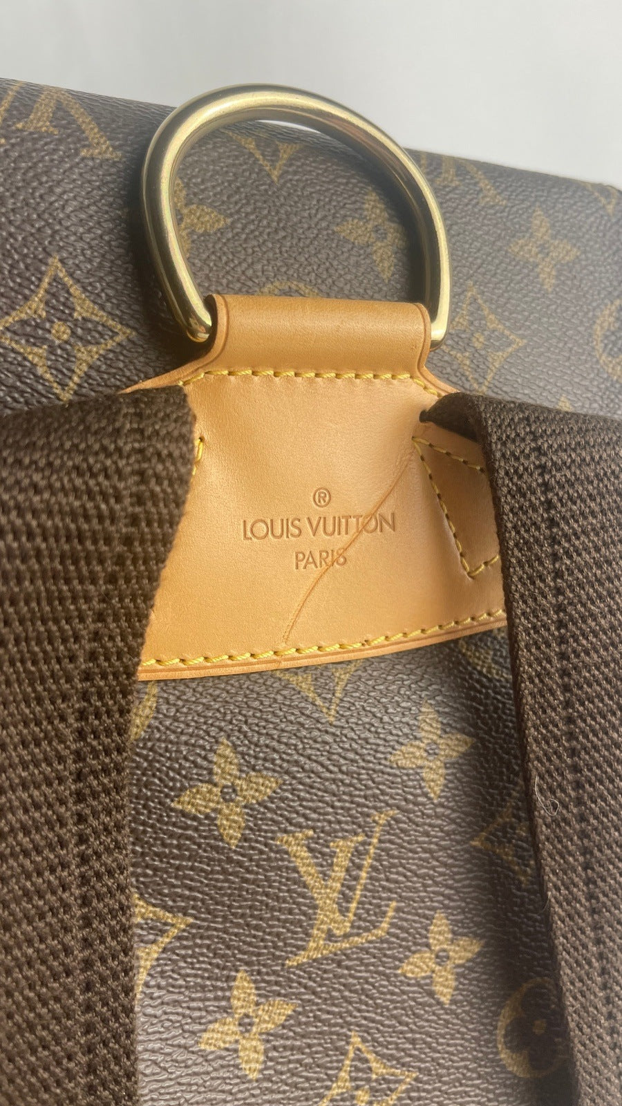 Louis Vuitton Neverfull mm monogram cherry red interior Brown Cloth  ref.259885 - Joli Closet