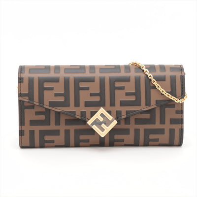 Fendi Zucca Wallet on Chain Bag