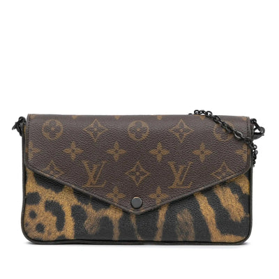 Louis Vuitton Felicie Monogram Animal Print Pochette