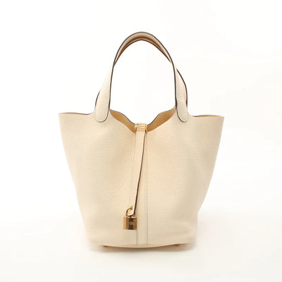 Hermes Picotin Lock 22 Clemence Nata GHW Bag