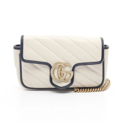 Gucci Marmont Super Mini Off White Bag