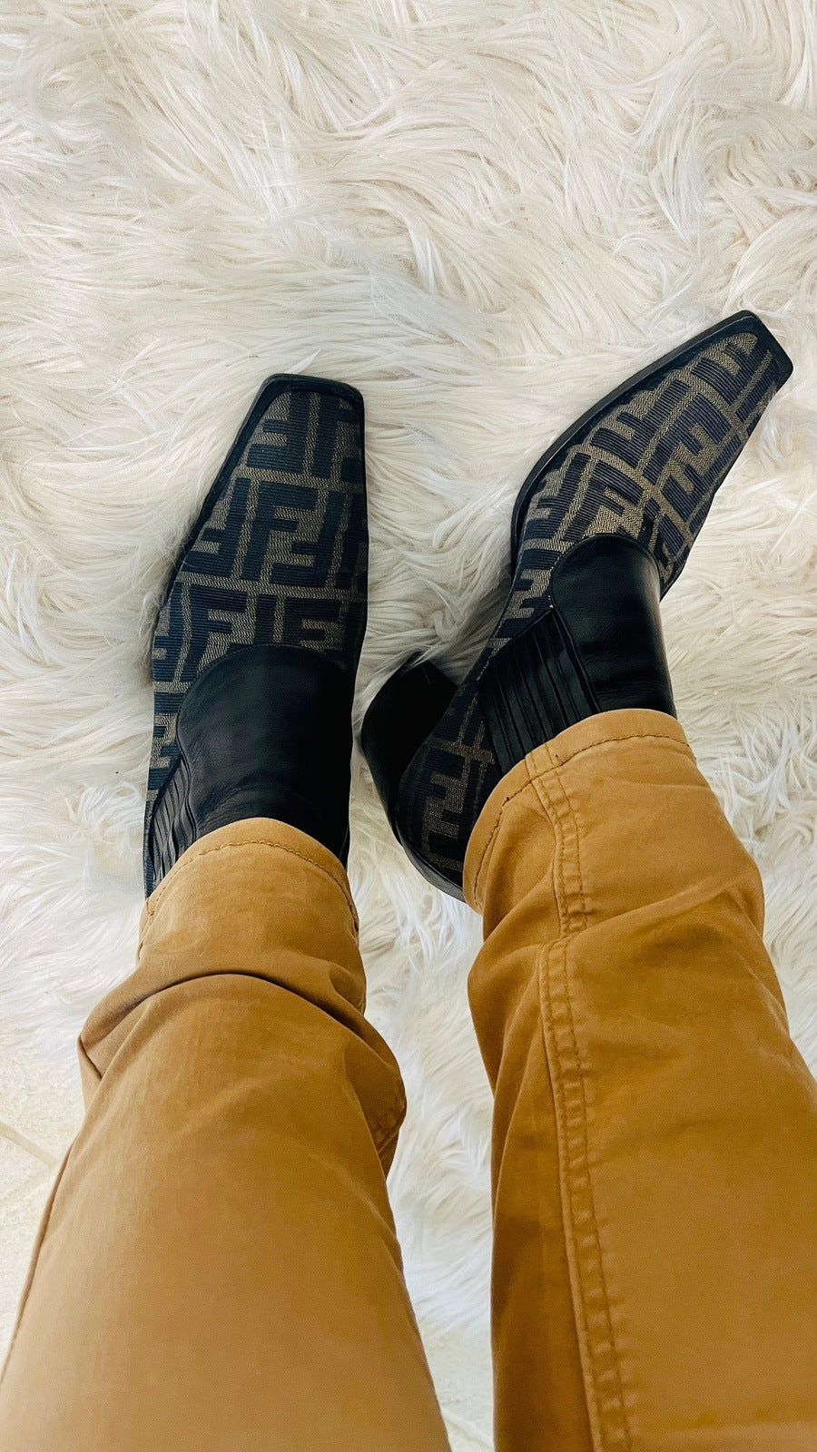 Vintage fendi boots clearance