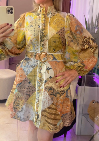 Zimmermann Linen Mini Dress