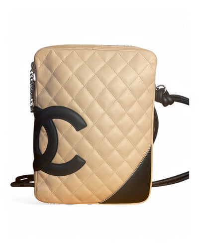 Chanel CC Cambon Medium Crossbody Beige Bag