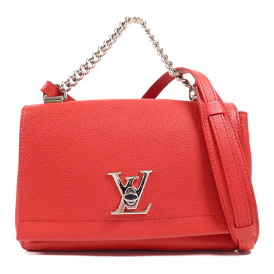 Louis Vuitton Lock Me II BB Red Crossbody Bag