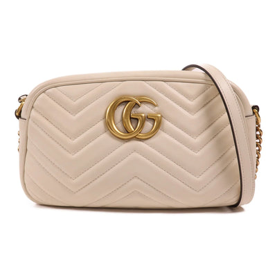 Gucci Marmont Camera Small Beige Bag