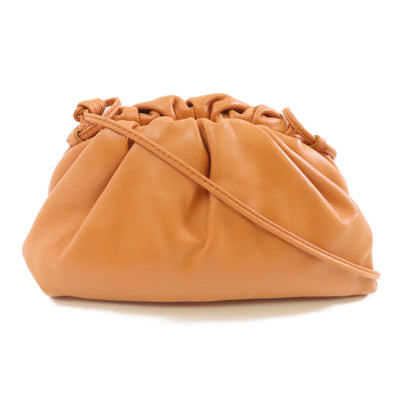 Bottega Veneta Beige Leather Mini Pouch Bag