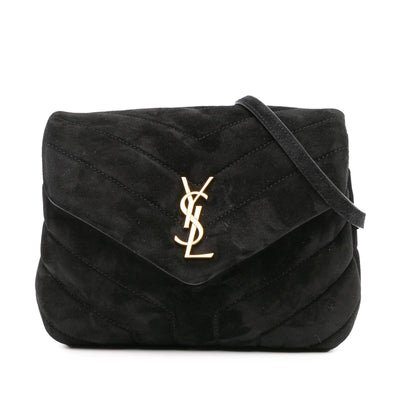 YSL Toy Loulou Suede Black Bag