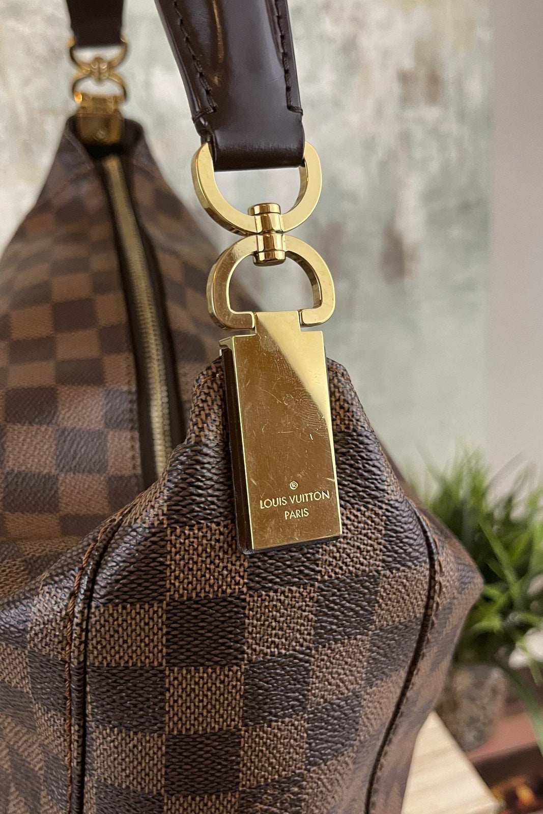 Louis Vuitton Portobello PM Damier Ebene Shoulder Bag