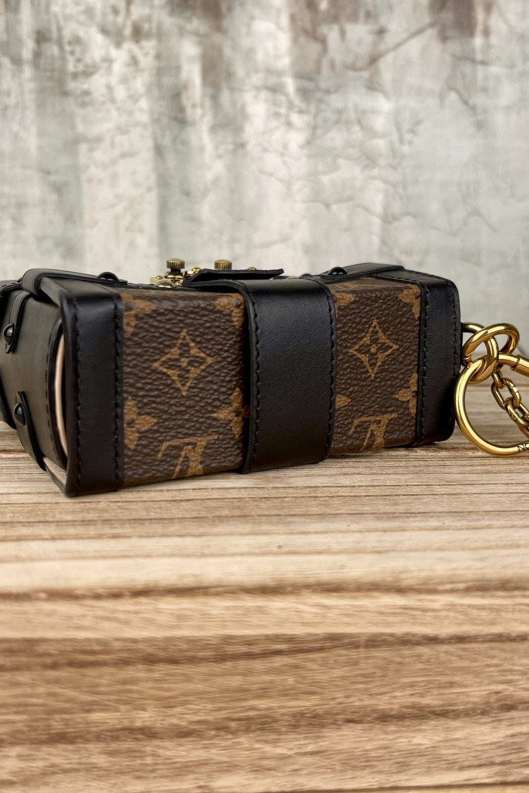 Louis Vuitton Essential Trunk Monogram Black in Coated Canvas/Leather with  Gold-tone - US