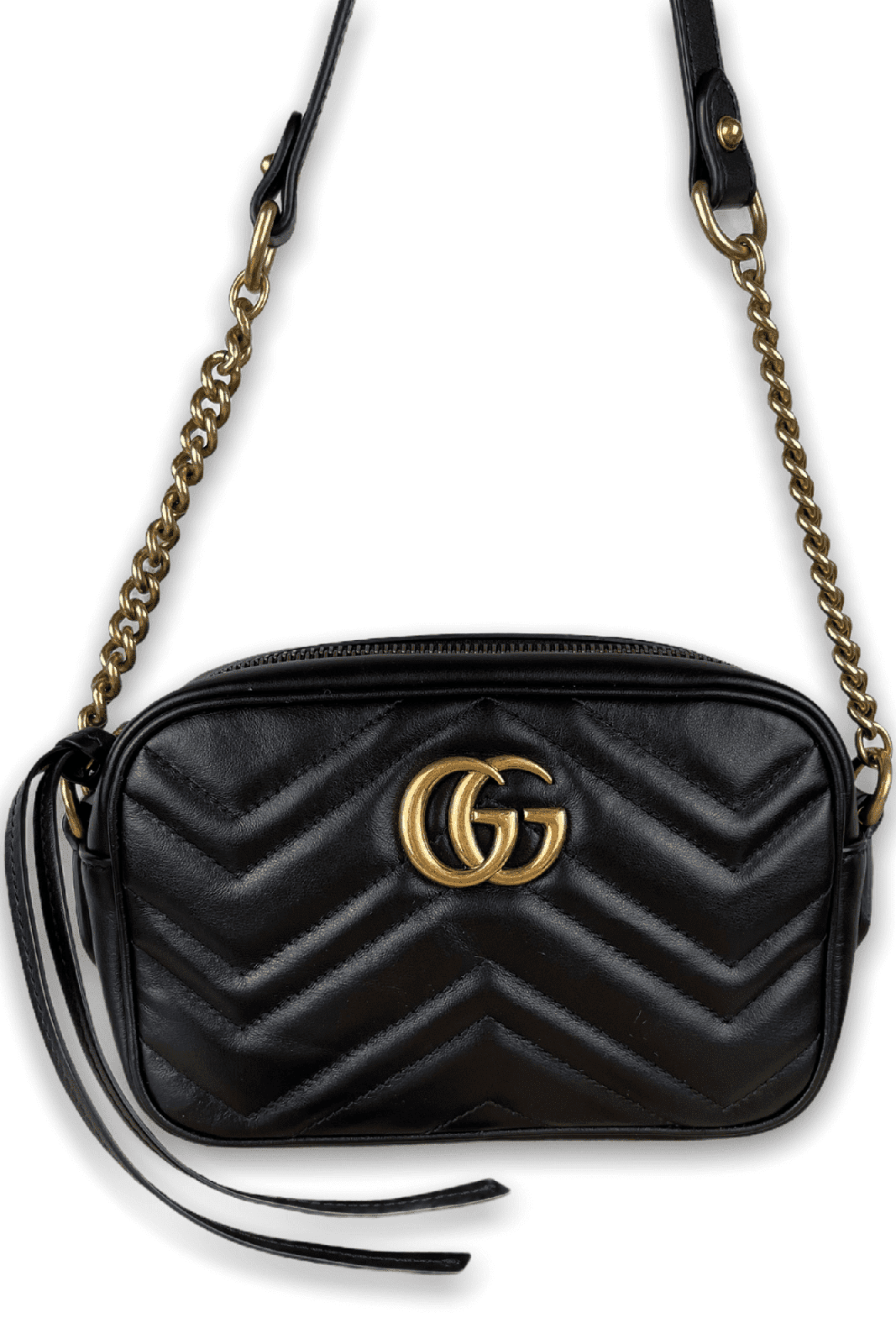 Gucci Marmont Camera Matelasse Black Bag-Gucci Marmont Mini Camera  Crossbody Bag-RELOVE DELUXE
