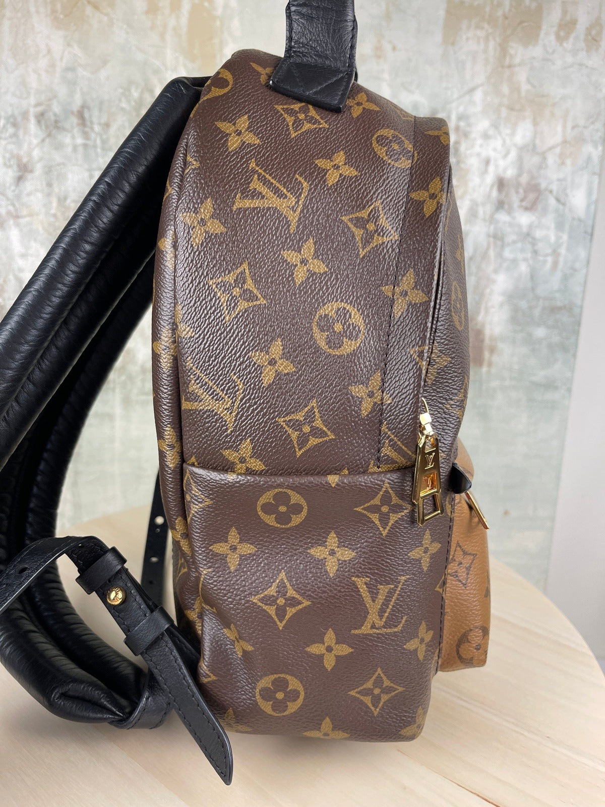 Louis Vuitton Palm Springs Backpack PM White in Smooth Calfskin