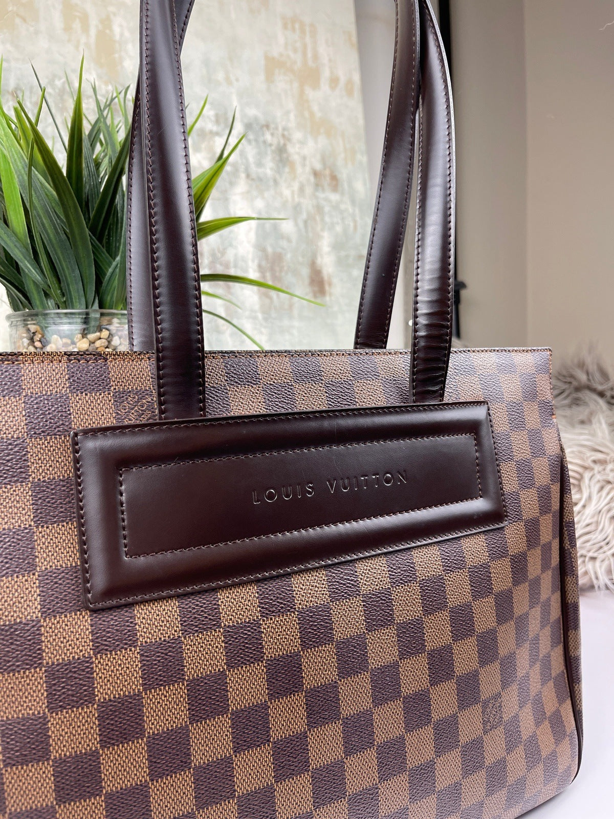 Louis Vuitton Parioli PM Damier Ebene Shoulder Bag