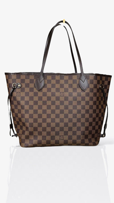 Louis Vuitton Neverfull MM Damier Ebene Tote Bag