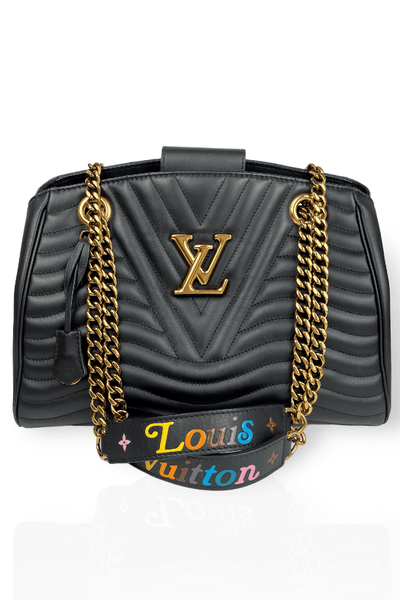 Louis Vuitton New Wave Chain Tote Quilted Leather Bag