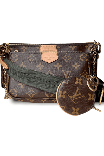 Louis Vuitton Multi Pochette Khaki Monogram Bag