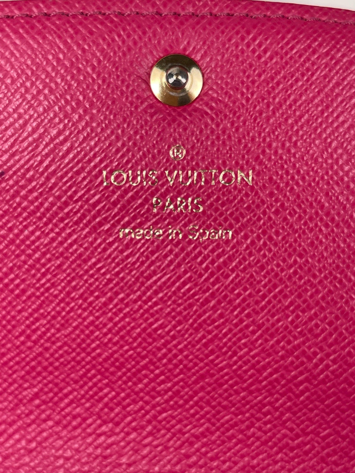 Louis Vuitton Monogram Bloom Flower Emilie Wallet Fuchsia-Louis Vuitton  Monogram Bloom Flower Emilie Wallet Fuchsia-RELOVE DELUXE
