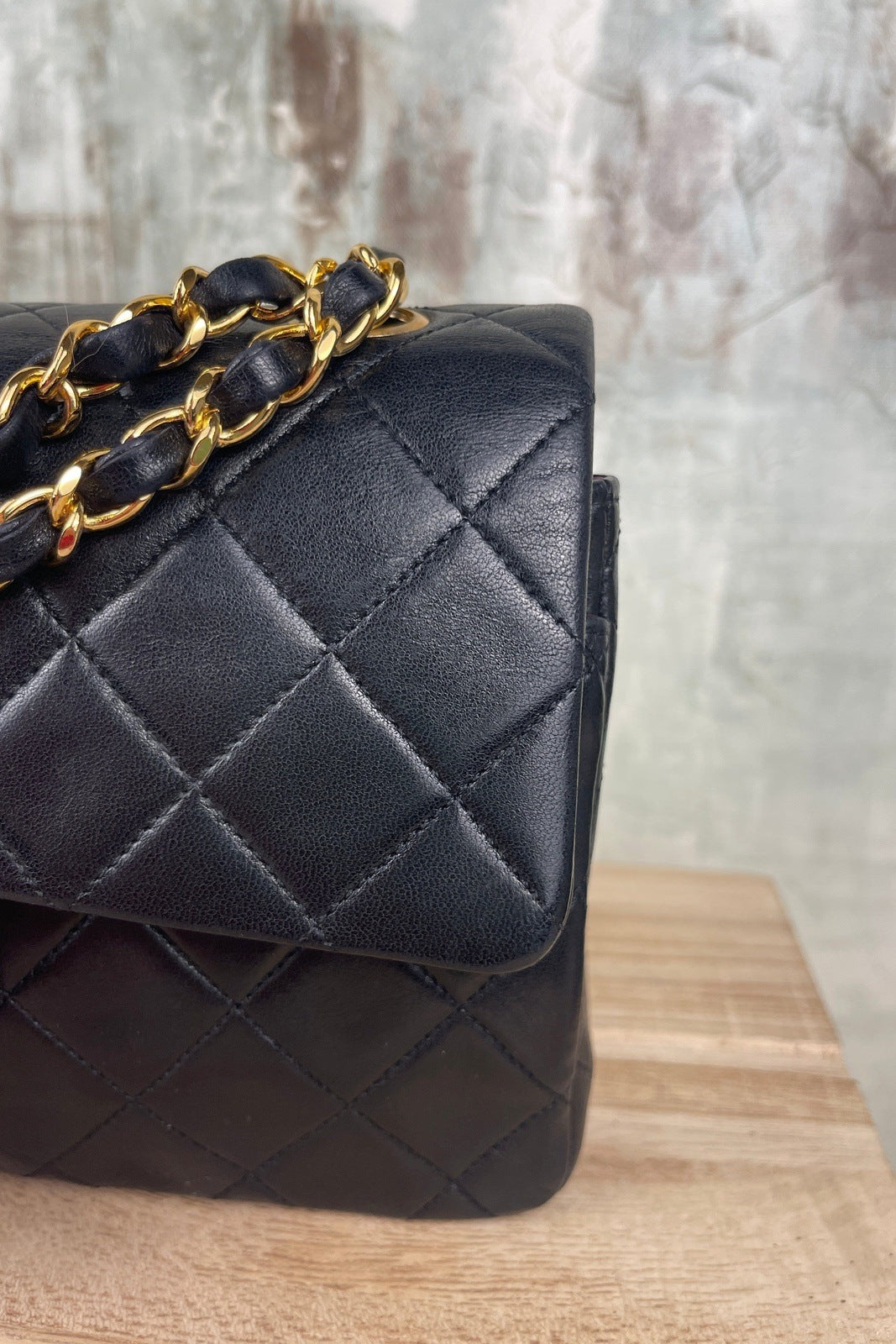 chanel classic small double flap black lambskin bag-Chanel Classic Small  Double Flap Black Lambskin Bag-RELOVE DELUXE